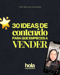 30 días de ✨contenido con propósito✨: crea contenido que VENDA💸
